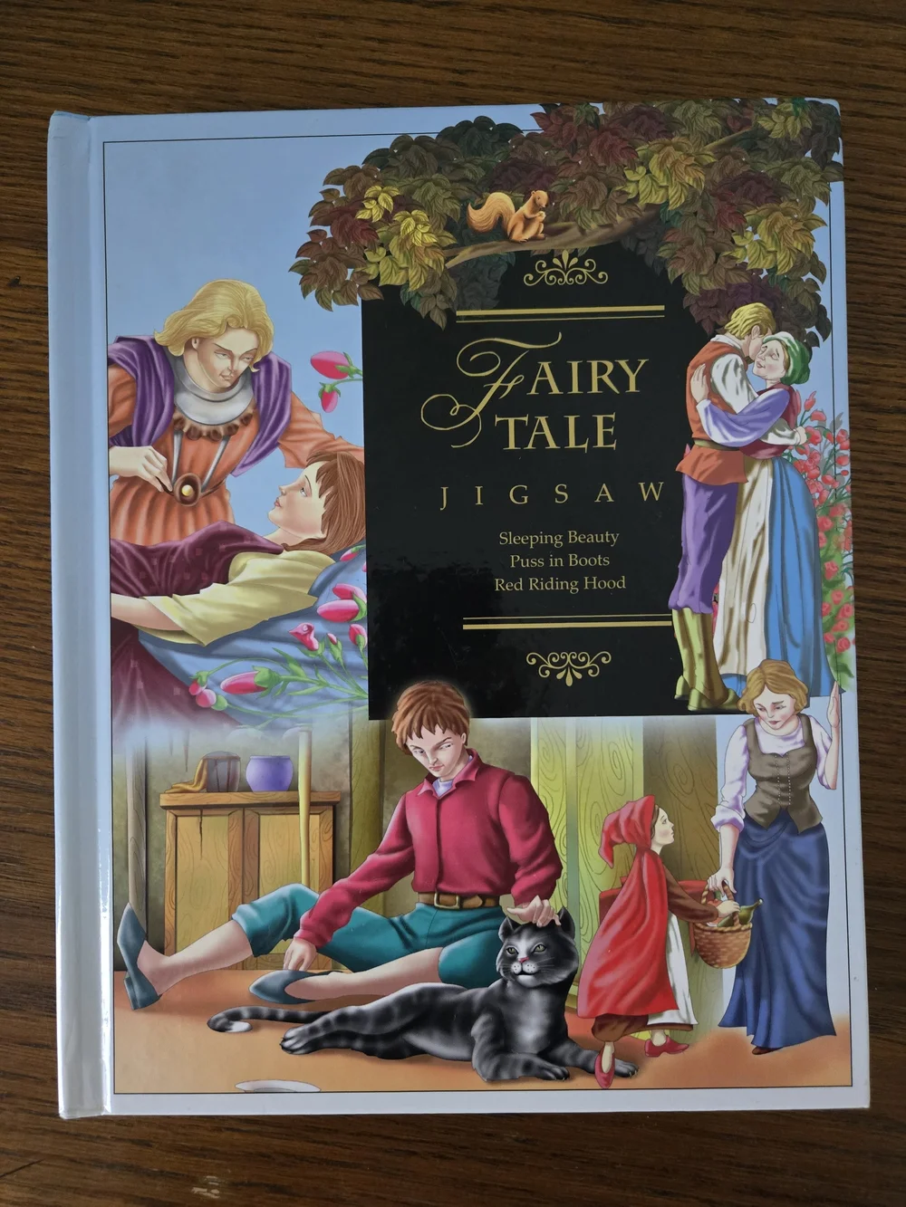 Fairy Tale Jigsaw Puzzle Book - Colorful Illustrated Cover